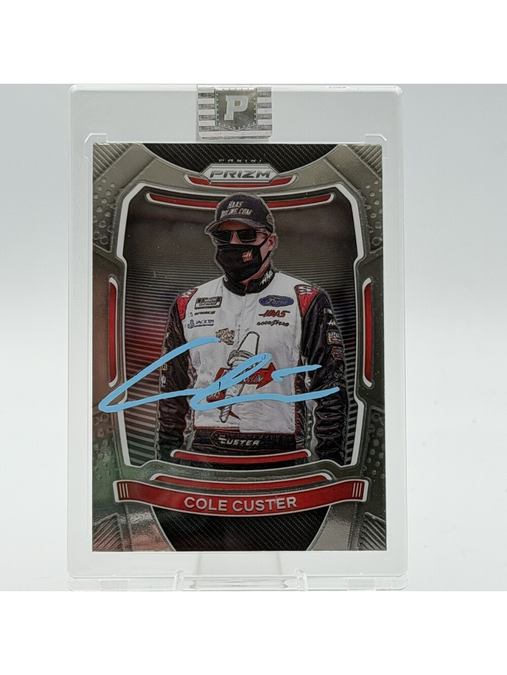 2021 Panini Prizm Cole Custer Autograph Auto #49 Pristine Authentic NASCAR